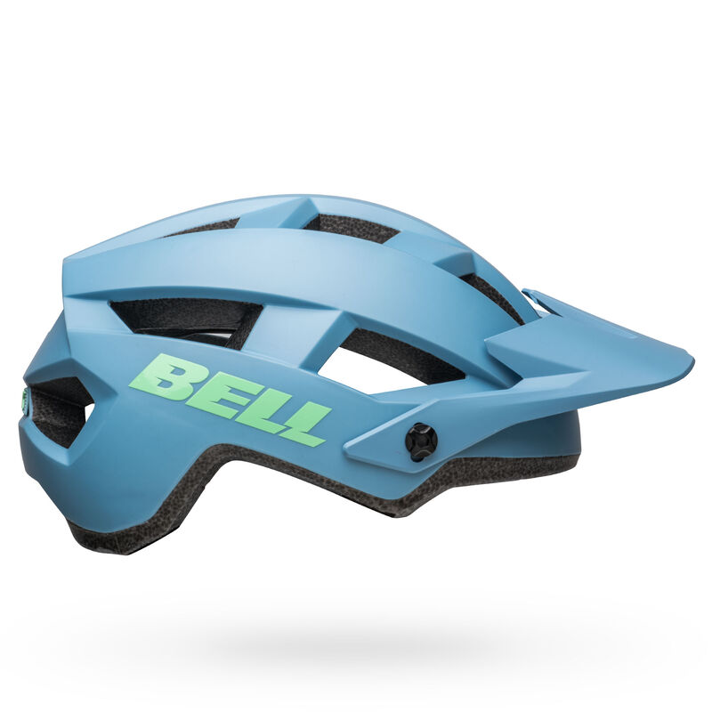 bell spark 2 mips mountain bike helmet matte light blue right