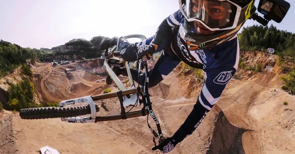 Attaching a Camera to Your MTB Helmet. Source: GoPro