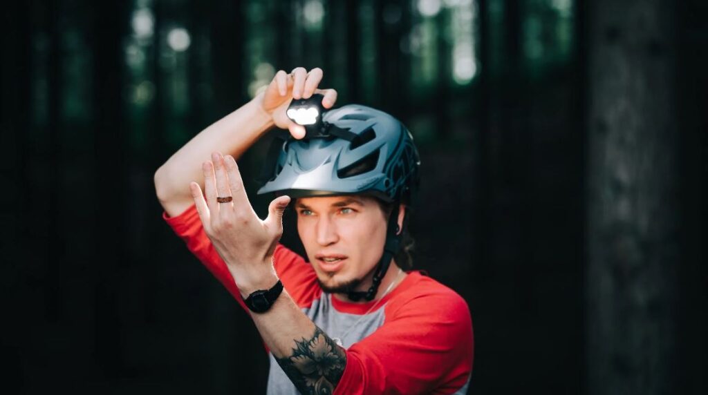 Installing Lights on Gravel Bike Helmets