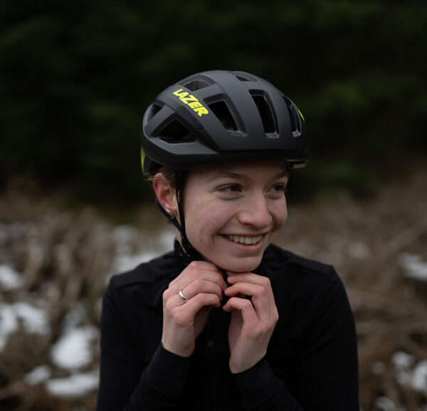 Adjusting Road Helmet Straps for Security