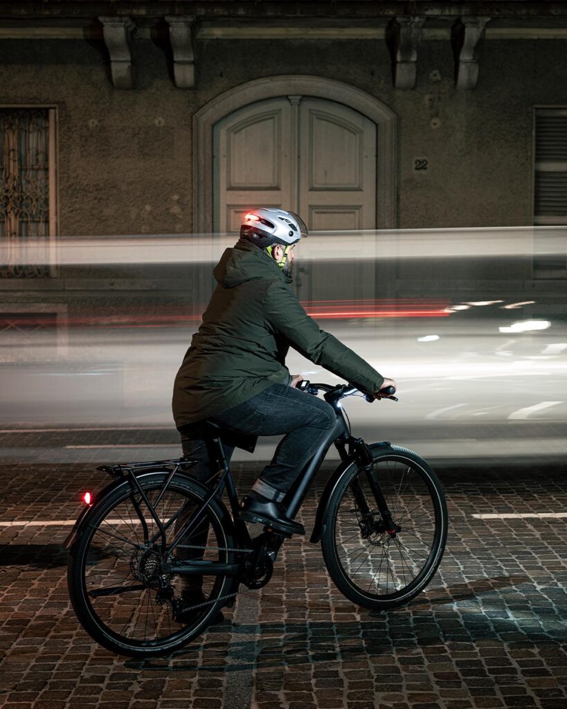 Road Bike Helmet for Night Riding