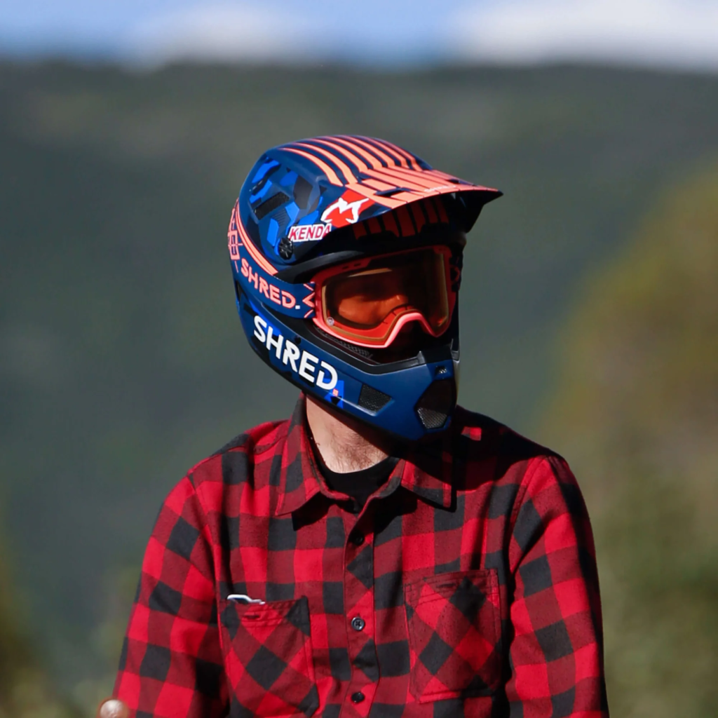 Adding Visor to MTB Helmet. Source: SHRED Optics